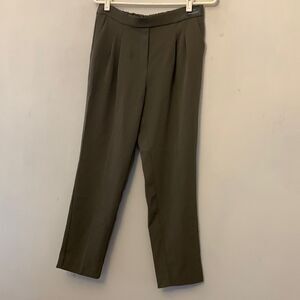 MADISON PANTS Olive green pull on pants Size 8 NWT